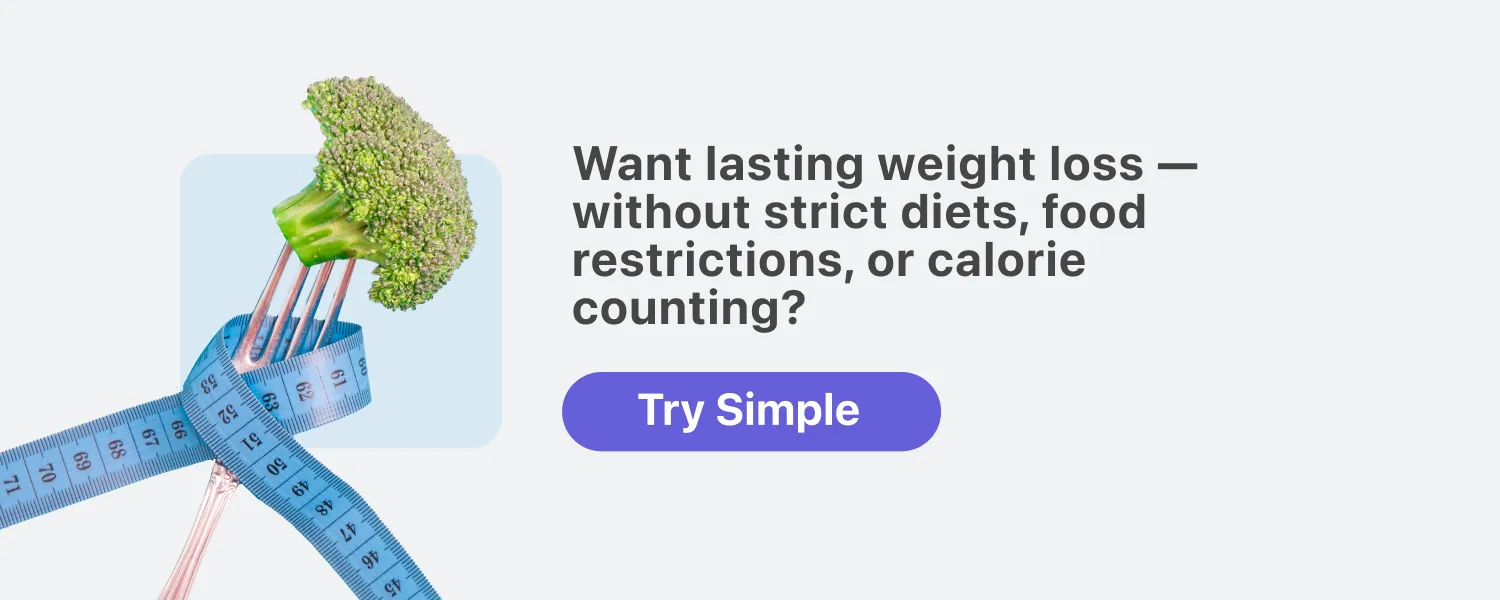Join Simple app for anti-diet approach to intermittent fasting for all body
types