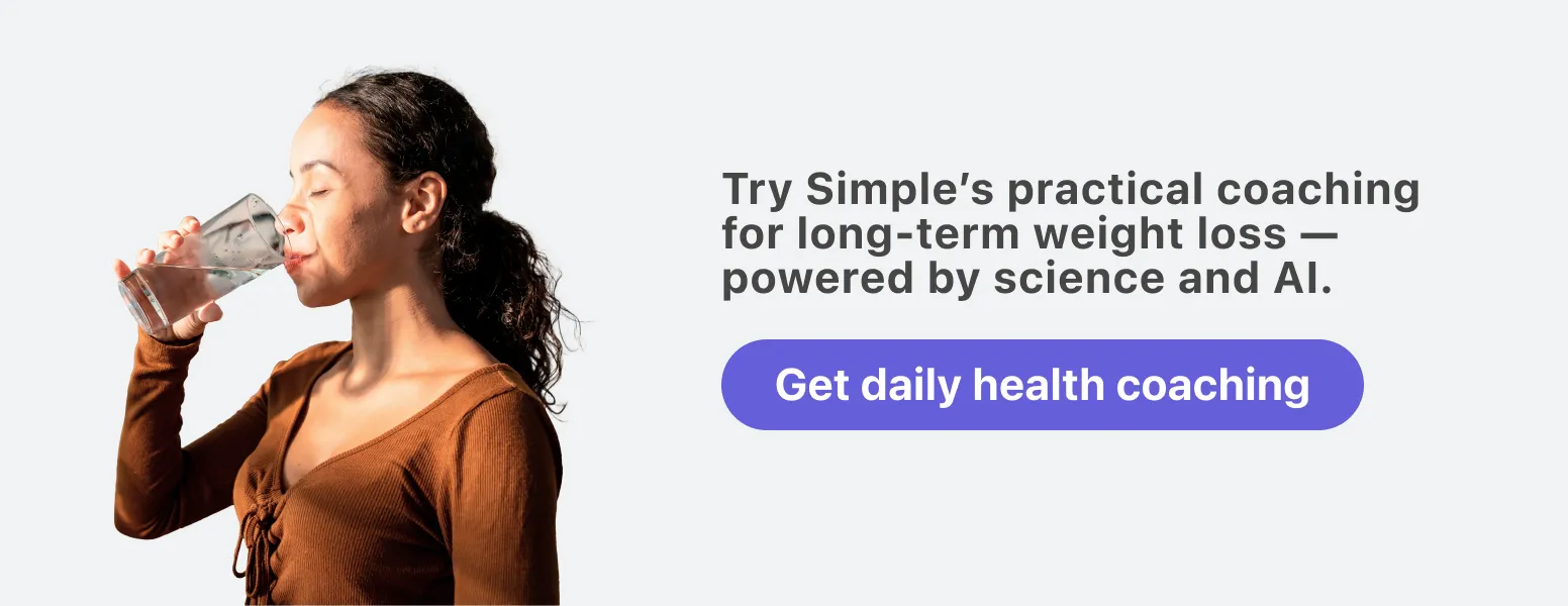 Get personalized AI coaching and fasting plans with Simple app for
sustainable weight loss
