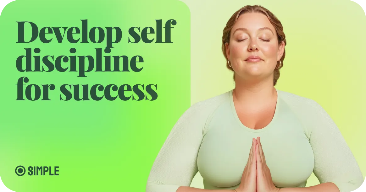 How to develop self discipline showing personal growth strategies and goal achievement for success