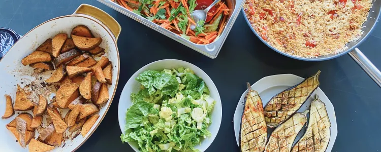 Flexitarian diet meal planning showing plant-based foods, quinoa, and healthy eating approach for flexible vegetarian lifestyle