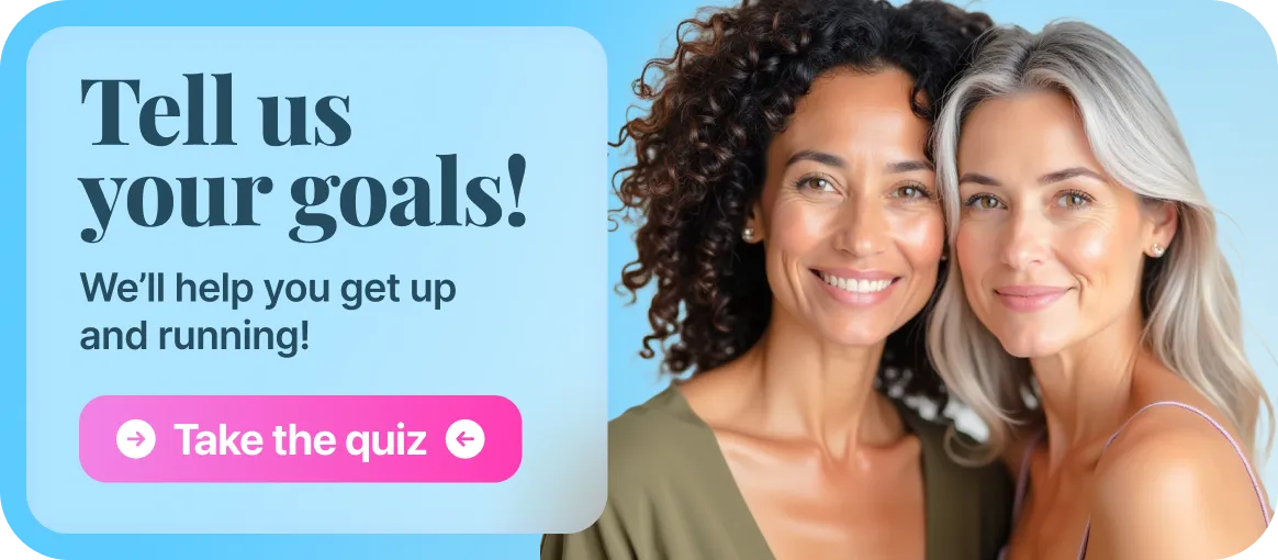 Take Simple's quiz to build healthy nutrition and exercise habits for
sustainable weight loss beyond peptides