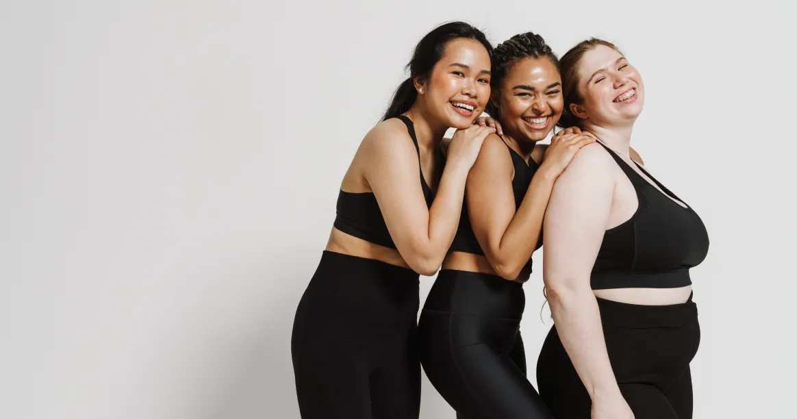 Different body types practicing intermittent fasting with personalized schedules