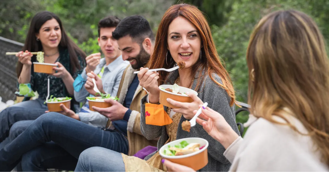 Variety of healthy nutritious foods including whole grains vegetables and proteins for intermittent fasting eating window