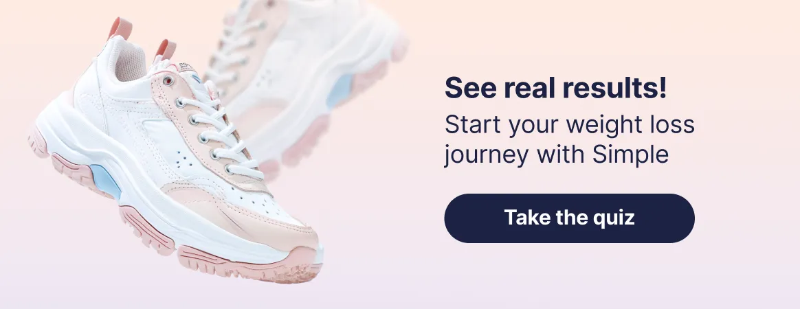 Get personalized weight loss coaching and supplement guidance with Simple
app